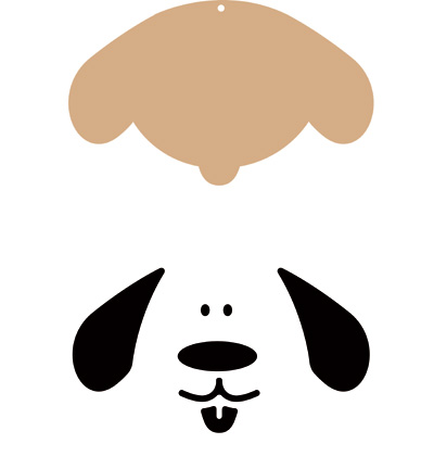 400.901.062 - Pronty - Chien + A5 pochoir - 