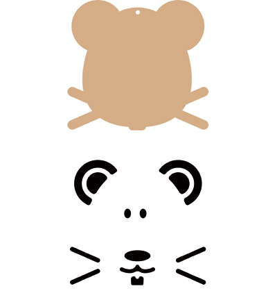 400.901.064 - Pronty - Hamster + A5 pochoir - 