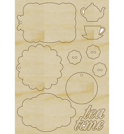 412.005.003 - Pronty - Tea Time - Boutons