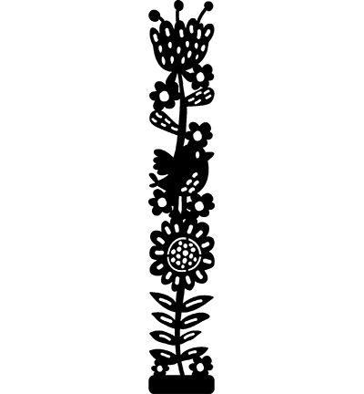 470.804.002 - Pronty - Mask Stencil Bird flower - Fleurs