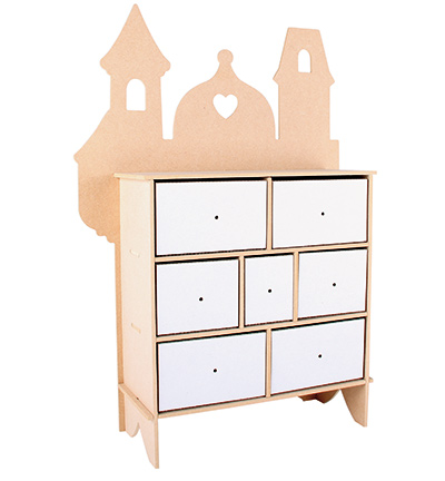 460.423.390 - Pronty - 3D Chest Drawers Castle - 