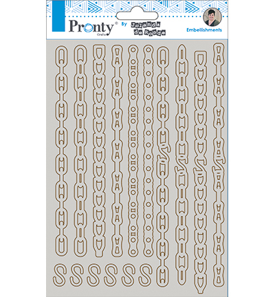 492.010.016 - Jolanda de Ronde - Chipboard Chains - Grey Chipboard