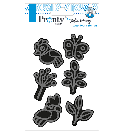 494.904.022 - Pronty - Foam stamp set summer by Julia Woning - Fleurs