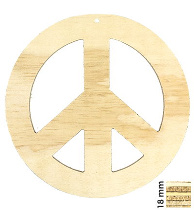 422.000.000 - Pronty - Deco Wood Peace - Ornements