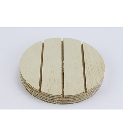 422.901.999 - Kippers - Deco Wood Socle rond 120mm avec 3 rainures - Socle