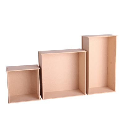 460.423.670 - Pronty - Set Wall Decoration Boxes 3 sizes - Rangements