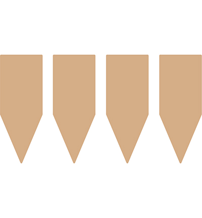 460.427.190 - Pronty - Set 4 Gardening Tags - Etiquettes / Tags