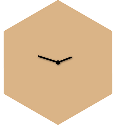 461.500.000 - Pronty - Horloge Hexagonale (mécanisme inclus) - Horloge