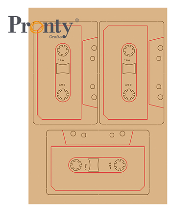 465.643.034 - Pronty - MDF Retro Cassette - Rétro