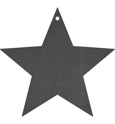 422.900.001 - Pronty - Etoile MDF noire. Fine - Noël