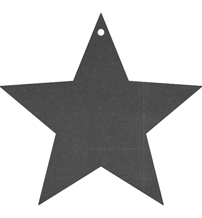 422.900.002 - Pronty - Etoile MDF noire. Epaisse - Noël