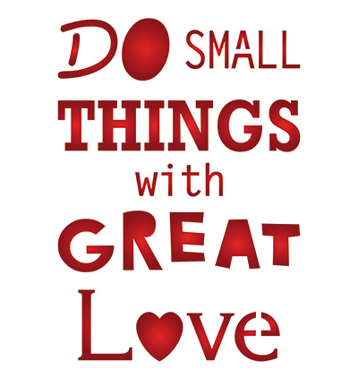 470.653.022 - Pronty - Stencil Do small things - Textes