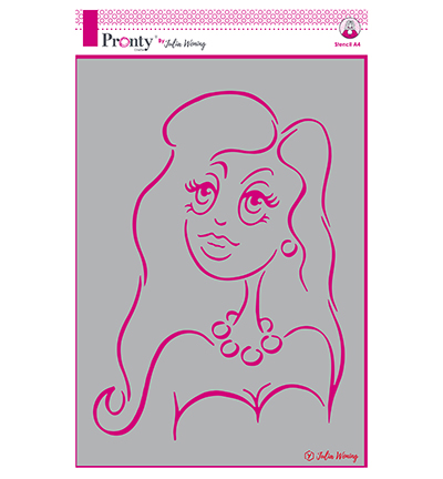 470.765.003 - Julia Woning - Stencil Classy lady - Personne