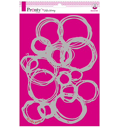 470.765.005 - Julia Woning - Stencil Grunge circle - Cercles