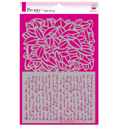 470.765.030 - Julia Woning - Stencil Text and leafs - Textes