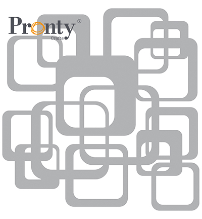 470.801.058 - Pronty - Mask stencil Retro Pattern Squares - Rétro