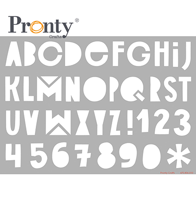 470.806.010 - Pronty - Alphabet - Masking A4 470.806.010 - Pronty - Alphabet - Masking A4