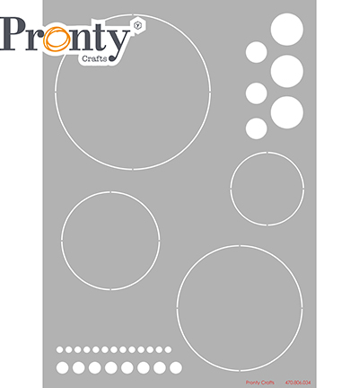 470.806.034.V - Pronty - Stencil Cirkels - Cercles