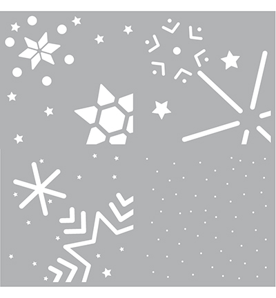 470.850.006 - Pronty - Stencil Layer Snowstars - Noël
