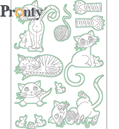 472.700.016.V - Pronty - Purrrfect colouring - Embellishment