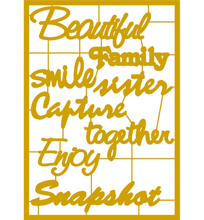 472.750.002 - Pronty - Scrap Texts Gold Family Stories - Embellissements & citations 472.750.002 - Pronty - Scrap Texts Gold Family Stories - Embellissements & citations