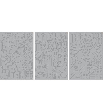 477.400.100 - Pronty - Autocollant Alphabet Fancy - Alphabet