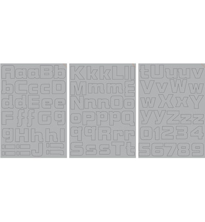 477.400.110 - Pronty - Autocollant Alphabet Modern - Alphabet