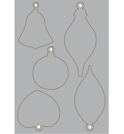 492.001.005 - Pronty - Baubles - Chipboard gris