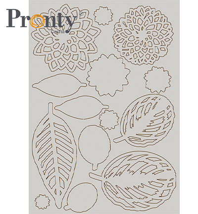 492.001.026.V - Pronty - Leaves chipboard - Grey Chipboard