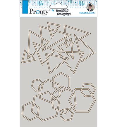 492.010.012 - Jolanda de Ronde - Chipboard ‎Silhouette - Grey Chipboard