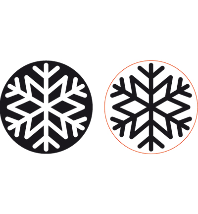 494.001.015 - Pronty - Foam stamps Snowstar - De noël