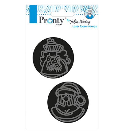 494.904.005 - Julia Woning - Foam stamps Lovely lady - Gens