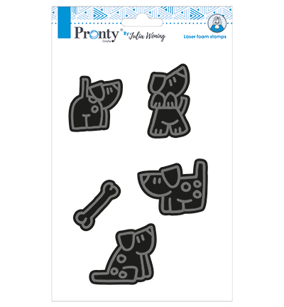 494.904.028 - Julia Woning - Foam stamp Doggies - Aniumaux