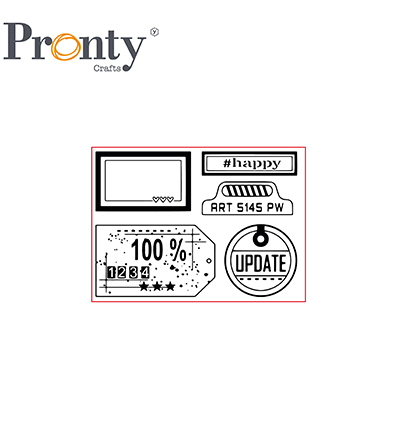 497.003.017 - Pronty - Rubber stamp Never enough - Etiquettes