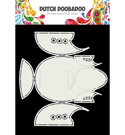 470.713.787 - Dutch DooBaDoo - DDBD Card Art Babyshoes 2 set - Card Art A5 470.713.787 - Dutch DooBaDoo - DDBD Card Art Babyshoes 2 set - Card Art A5