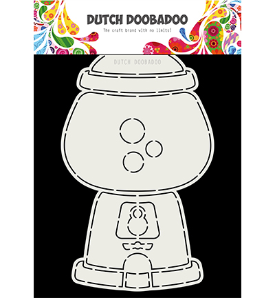 470.713.802 - Dutch DooBaDoo - DDBD Card Art Kauwgomballen automaat - Card Art A5 470.713.802 - Dutch DooBaDoo - DDBD Card Art Kauwgomballen automaat - Card Art A5