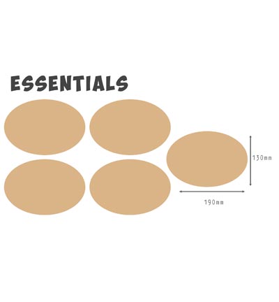 460.440.007 - Dutch DooBaDoo - MDF Essential Oval - MDF général