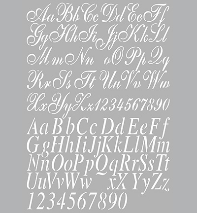 470.455.002 - Dutch DooBaDoo - Dutch Stencil Art Alphabet 2 - Dutch Stencil Art