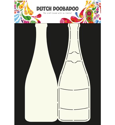470.713.602 - Dutch DooBaDoo - Card Art Bouteille Cha,pagne - Dutch Card Art