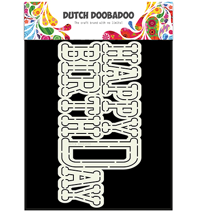 470.713.656 - Dutch DooBaDoo - Card Art Happy Birthday - Card Art A5