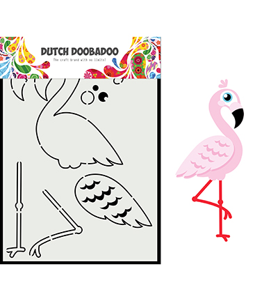 470.713.880 - Dutch DooBaDoo - Card Art Built up flamingo - 