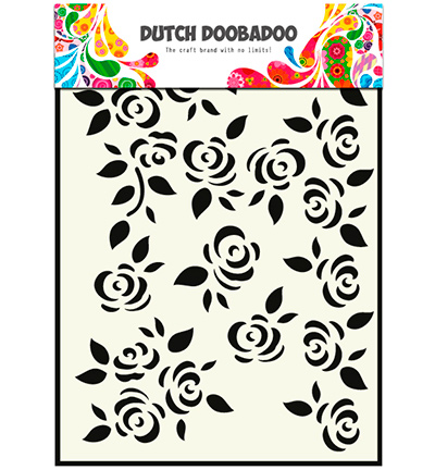 470.715.022 - Dutch DooBaDoo - Mask Art Roses - Dutch Mask Art