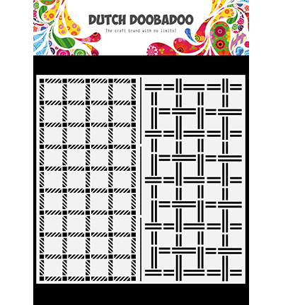 470.784.076 - Dutch DooBaDoo - Mask Art Slimline Plaid - Mask Art 470.784.076 - Dutch DooBaDoo - Mask Art Slimline Plaid - Mask Art