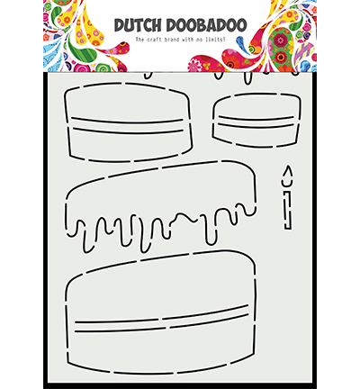 470.784.129 - Dutch DooBaDoo - Card Art Built up Cake - Dutch Build Up Art