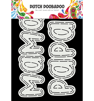 470.784.130 - Dutch DooBaDoo - Card Art Mama en Papa - Dutch Card Art