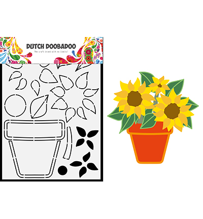 470.784.133 - Dutch DooBaDoo - Card Art Zonnebloem - 