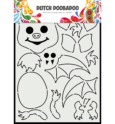 470.784.163 - Dutch DooBaDoo - Card Art Built up Vleermuis - Collection build-up & 3D