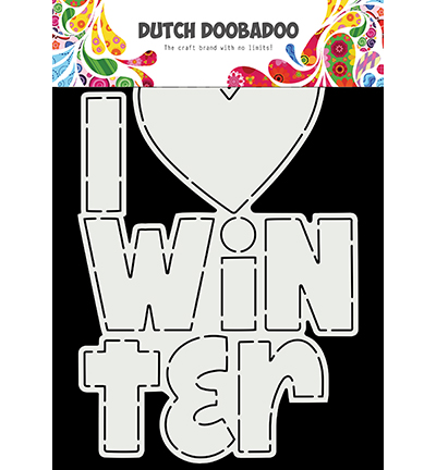 470.784.177 - Dutch DooBaDoo - Card I love winter - Dutch Card Art