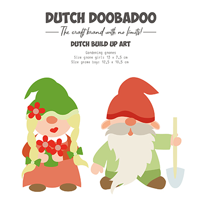 470.784.196 - Dutch DooBaDoo - Card Art Built up Nain jardinier - Collection build-up & 3D 470.784.196 - Dutch DooBaDoo - Card Art Built up Nain jardinier - Collection build-up & 3D