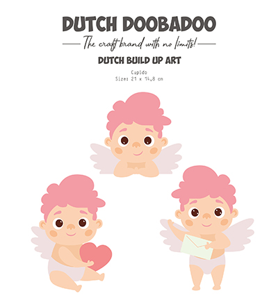 470.784.201 - Dutch DooBaDoo - Card Art Built up Cupido - Dutch Build Up Art